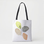 Tote Bag Feuille d'aquarelle esthétique moderne (Devant)