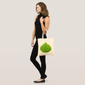 Tote Bag Feuille d'Aspen vert #11 (Devant (modèle))