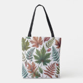 Tote Bag Feuille d'automne (Dos)