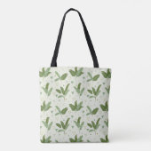 Tote Bag Feuille de banane avec le monogramme des triangles (Dos)