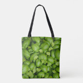 Tote Bag Feuille de basilic vert (Dos)
