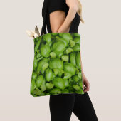Tote Bag Feuille de basilic vert (De près)