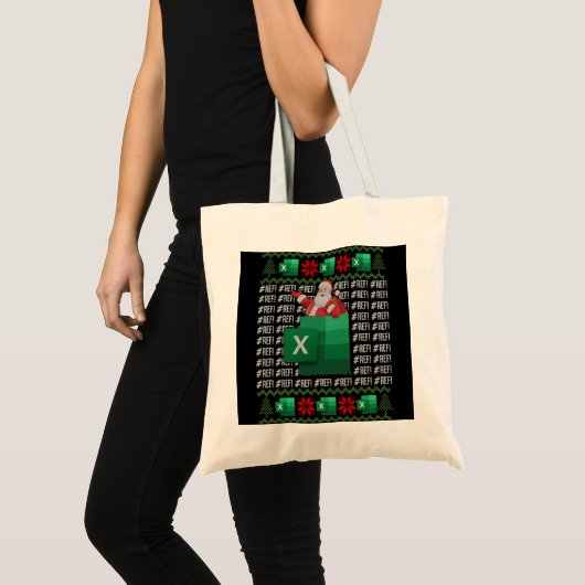 Tote Bag Feuille de calcul d'erreur Excel REF, comptable CP (Devant (produit))