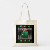 Tote Bag Feuille de calcul d'erreur Excel REF, comptable CP (Dos)