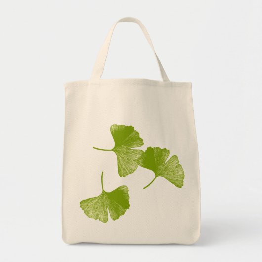 Tote Bag Feuille de Ginkgo (Devant)