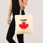 Tote Bag Feuille d'érable canadienne sale (Devant (produit))