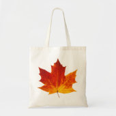 Tote Bag Feuille d'érable rouge (Devant)
