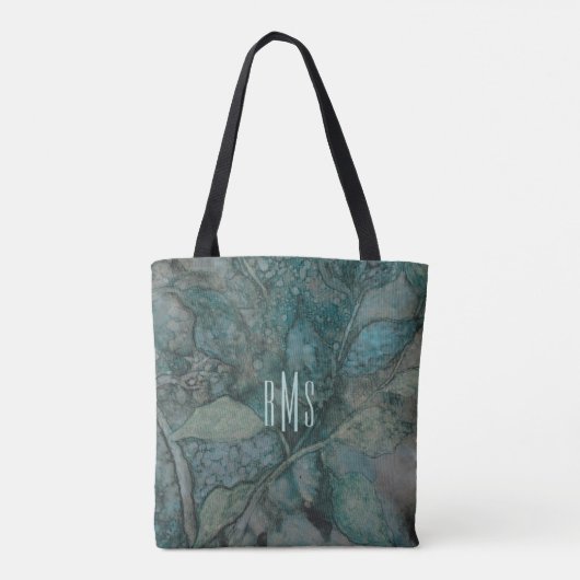 Tote Bag Feuille et verts (Dos)