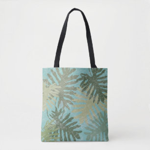 Tote Bag Feuille tropical fané