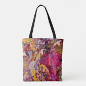 Tote Bag Feuilles Automatiques Transformées En Aquarelle Fo (Dos)