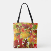 Tote Bag Feuilles automnales d'automne (Dos)