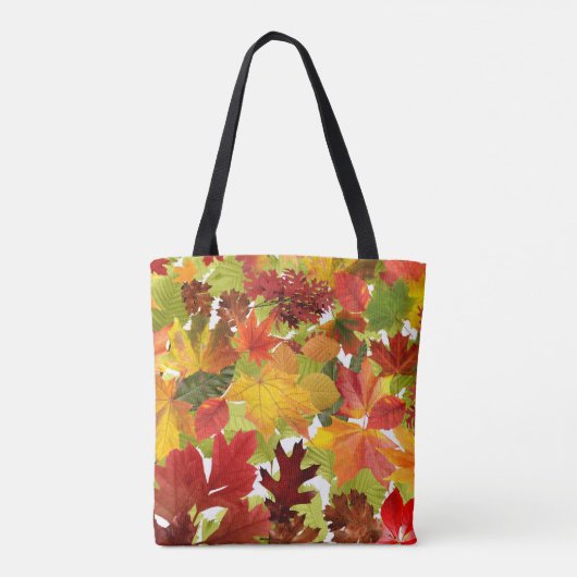 Tote Bag Feuilles automnales d'automne (Dos)