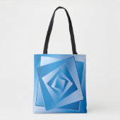 Tote Bag Feuilles Bleues (Devant)