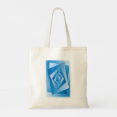Tote Bag Feuilles Bleues (Dos)