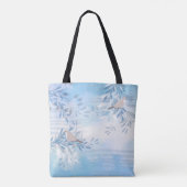 Tote Bag Feuilles botaniques florales abstraites à la mode (Dos)
