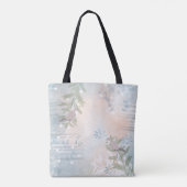 Tote Bag Feuilles botaniques florales abstraites à la mode (Dos)