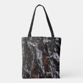 Tote Bag feuilles Brown et blancs séchés (Dos)