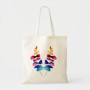 Tote Bag Feuilles colorées mignonnes aquarelle