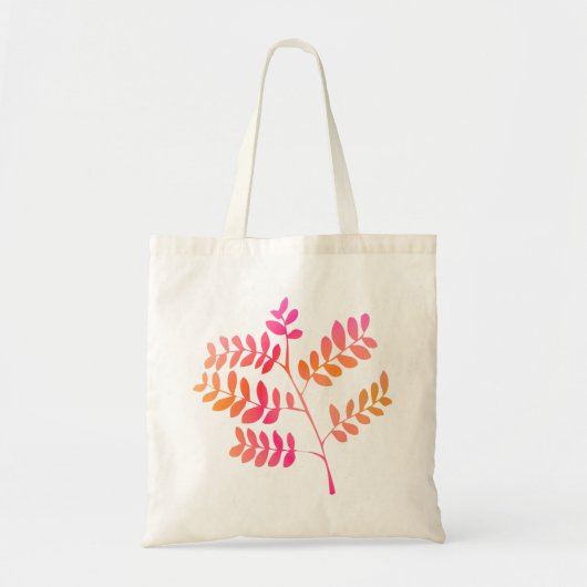 Tote Bag Feuilles couchers de soleil (Devant)