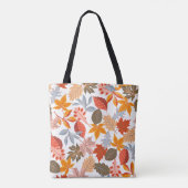 Tote Bag Feuilles d'automne confortables Automne Motif mign (Dos)