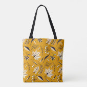 Tote Bag Feuilles d'automne dans le style dessin animé moti (Dos)