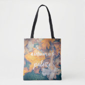 Tote Bag Feuilles d'automne flottantes (Devant)