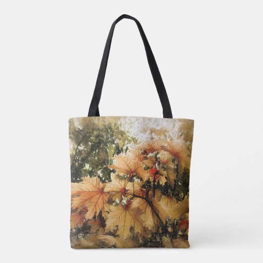 Tote Bag Feuilles d'automne Fourre-tout (Dos)