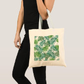 Tote Bag Feuilles de la jungle tropicale (Devant (produit))