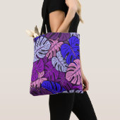 Tote Bag Feuilles de Monstera #4 (De près)