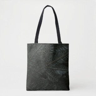 Tote Bag Feuilles de pins verts