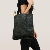 Tote Bag Feuilles de pins verts (De près)