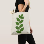 Tote Bag Feuilles de plante verte moderne (De près)