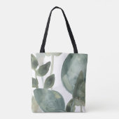 Tote Bag Feuilles d'eau - Aquarelle (Dos)