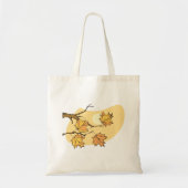 Tote Bag Feuilles d'érable d'automne avec Branches et couch (Devant)