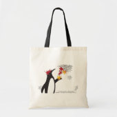 Tote Bag Feuilles d'érable d'automne et mignonnes pingouins (Devant)