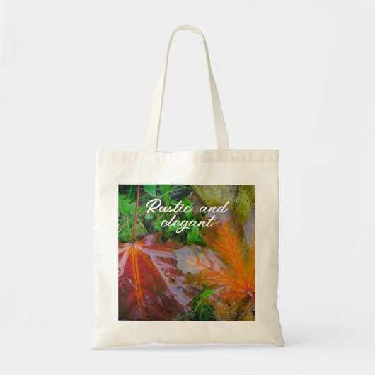 Tote Bag Feuilles d'érable rouge (Devant)