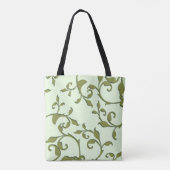 Tote Bag Feuilles d'olive défilantes (Dos)