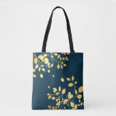 Tote Bag Feuilles d'or 8 (Devant)