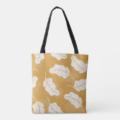 Tote Bag Feuilles d'or et de blanc (Dos)