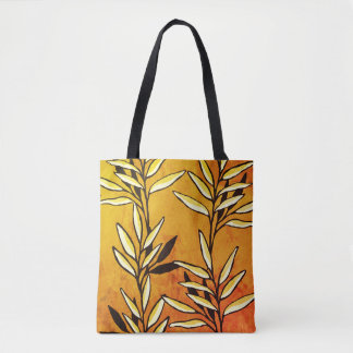 Tote Bag Feuilles d'or Fourre-tout