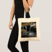 Tote Bag Feuilles Et Cascades (Devant (produit))