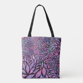 Tote Bag feuilles impressionnistes Abstraits (Dos)