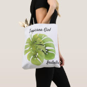 Tote Bag Feuilles Monstera (De près)