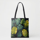 Tote Bag Feuilles Monstera (Devant)