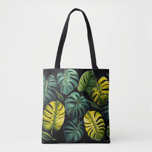 Tote Bag Feuilles Monstera (Devant)