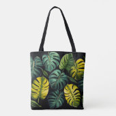 Tote Bag Feuilles Monstera (Dos)