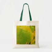Tote Bag Feuilles rouges jaunes et verts (Devant)