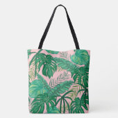 Tote Bag Feuilles Tropicales (Dos)