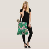 Tote Bag Feuilles Tropicales (Sur le modèle)