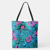 Tote Bag Feuilles Tropicales (Dos)